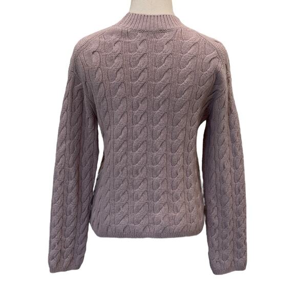 VINCE Twisted Cable Wool & Cashmere-Blend Sweater - Picture 4 of 10